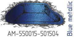 Blue metallic AM-550015-501504
