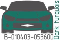 Dark turquoise B-010403-053600