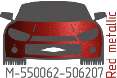 Red metallic M-550062-506207