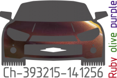 Ruby olive purple chameleon Ch-393215-141256